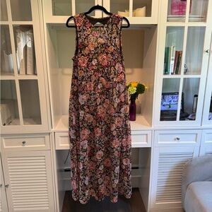 MSK Multicolor Floral Maxi Dress
